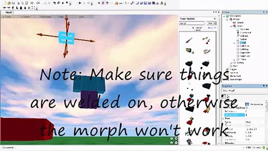 How To Make A Morph On Roblox Video Dailymotion - how to make a clothes morph on roblox