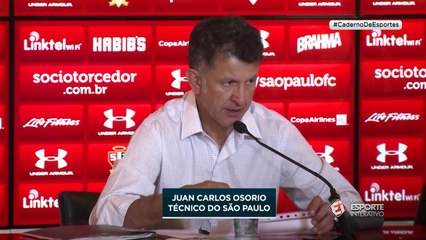 Juan Carlos Osorio: "muita gente dá opinião no São Paulo"