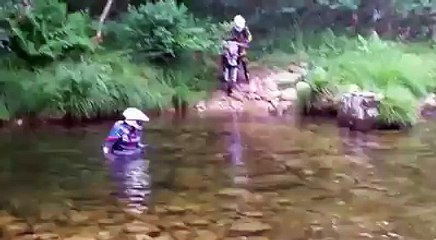 motocross rider vs Motocross swimmer!