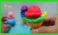 Play Doh Surprise Ice Cream Rainbow Peppa Pig Play-doh Toys Secret Play Doh