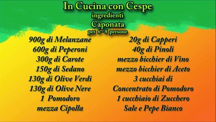 Caponata Passo a Passo