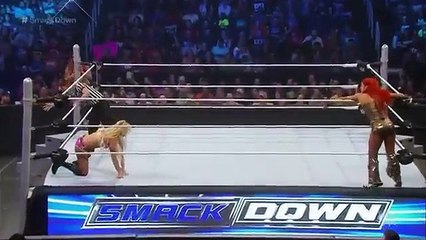 Becky Lynch and Charlotte roll on SmackDown Fallout, Aug. 27, 2015 WWE On Fantastic