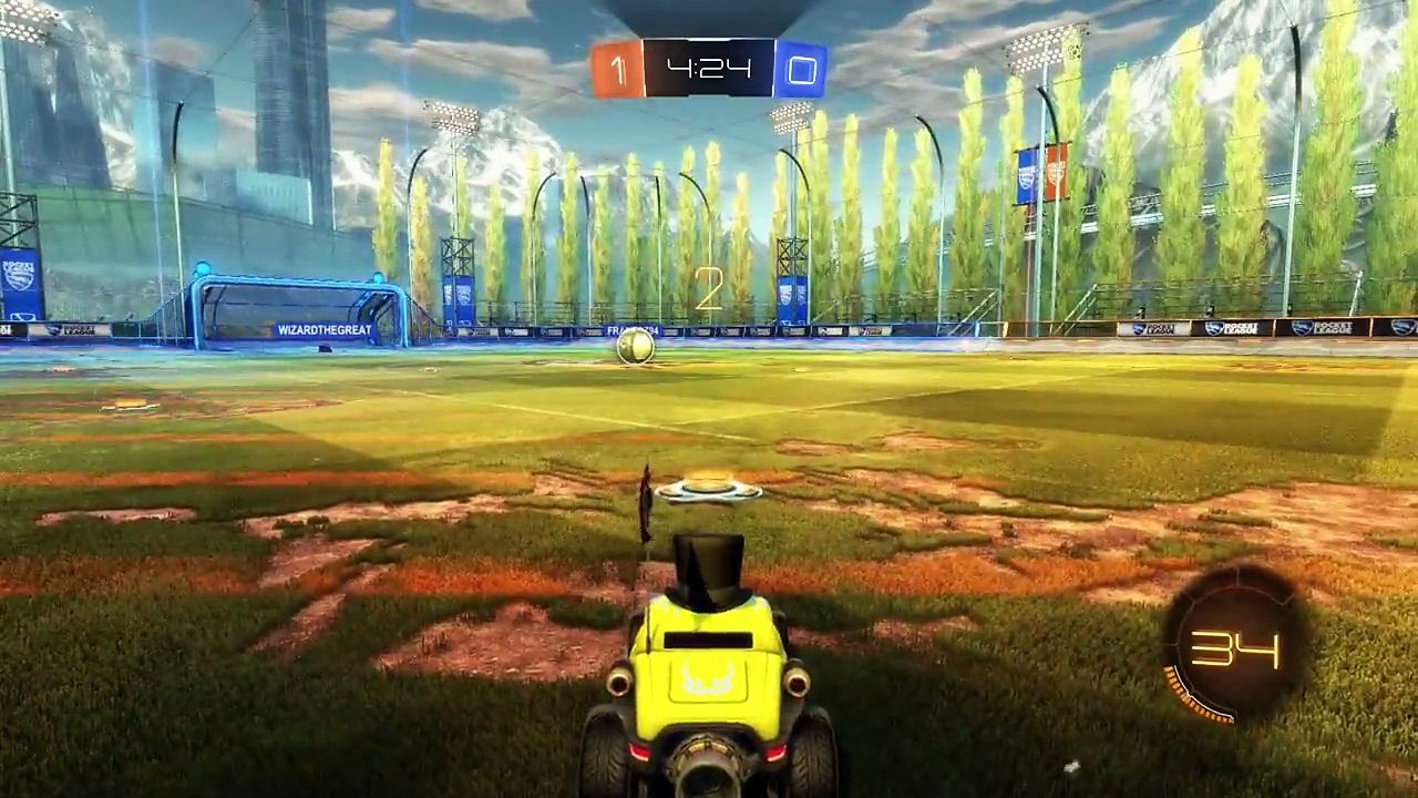 Rocket League : Backwards Goal??