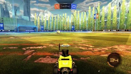 Rocket League : Backwards Goal??