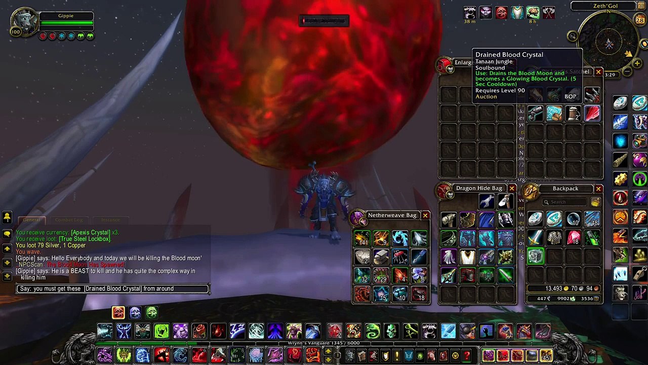 World Of Warcraft Dbm Bosses 2 Blood Moon Video Dailymotion