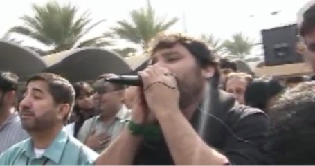Beta hai tu ali ka zehra ki tu dua hai, shahid biltastani at karbala iraq