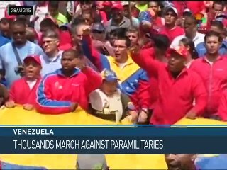 Venezuela: Thousands March Against Paramilitary Groups