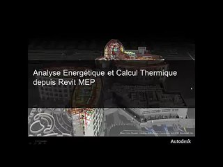 Revit MEP : analyse énergétique et calcul thermique