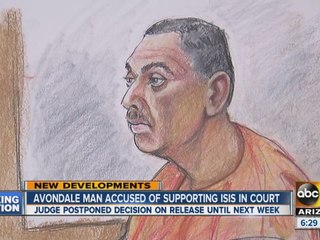 Avondale man accused of supporting ISIL in court