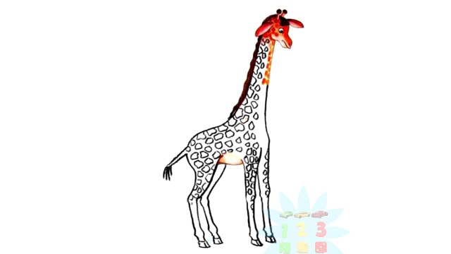 Нарисуй картинку тема животные учимся рисовать как рисовать животных How to draw Жираф Леопард Зебра