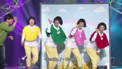Quadruplets and Daddy - 사둥이는 아빠딸 (Gag Concert 2015.01.24)