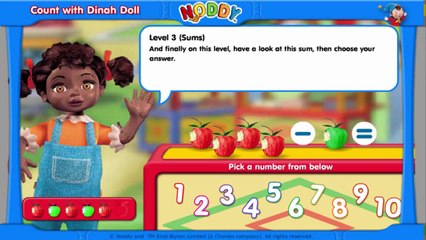 Noddy Count with Dinah Doll Animation Sprout PBS Kids Game Play Walkthrough