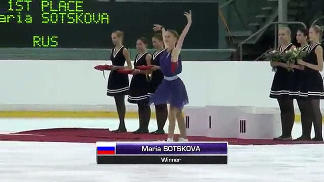 JGP Riga Cup 2015 - Ladies Medal Ceremony