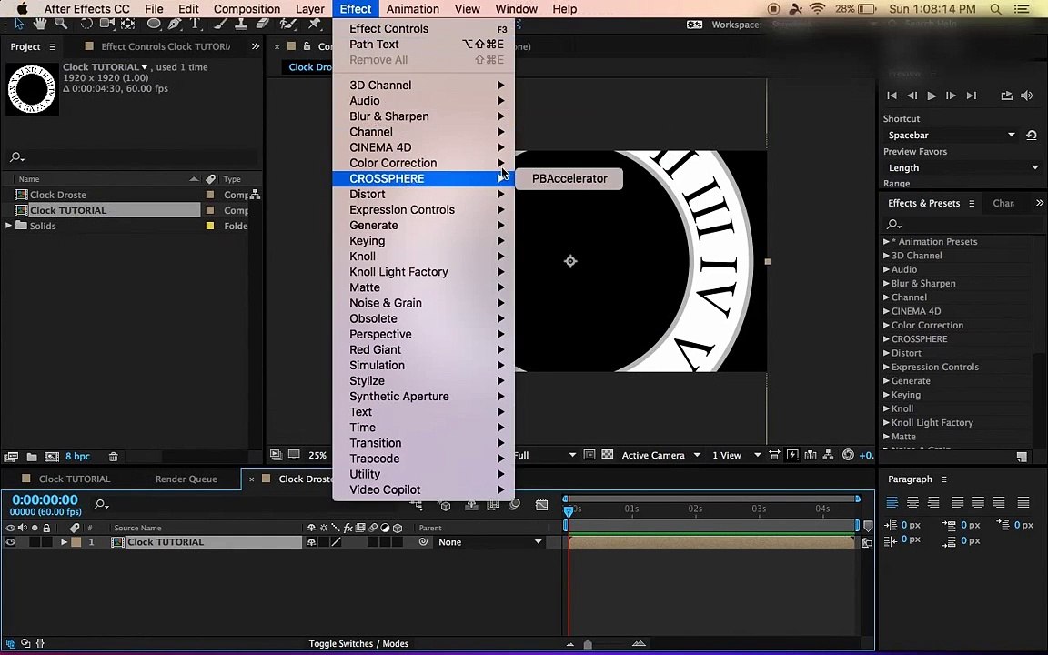 Doctor Who Clock Spiral Time Lapse (After Effects) - DWReTitles