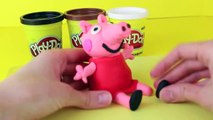 Play Doh Peppa Pig How To Make Peppa Pig with Play Dough 3D Peppa Pig Playdough Figure DisneyCarToy