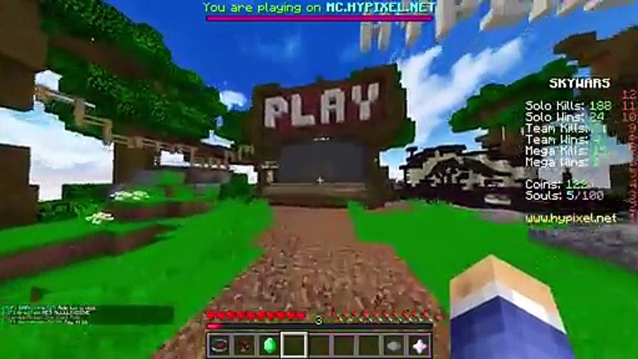 Minecraft SOLO MEGA SKY WARS #2! _MY TEAM vs 100!__