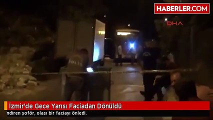 izmir belediye otobusune molotof kokteyli saldırdılar