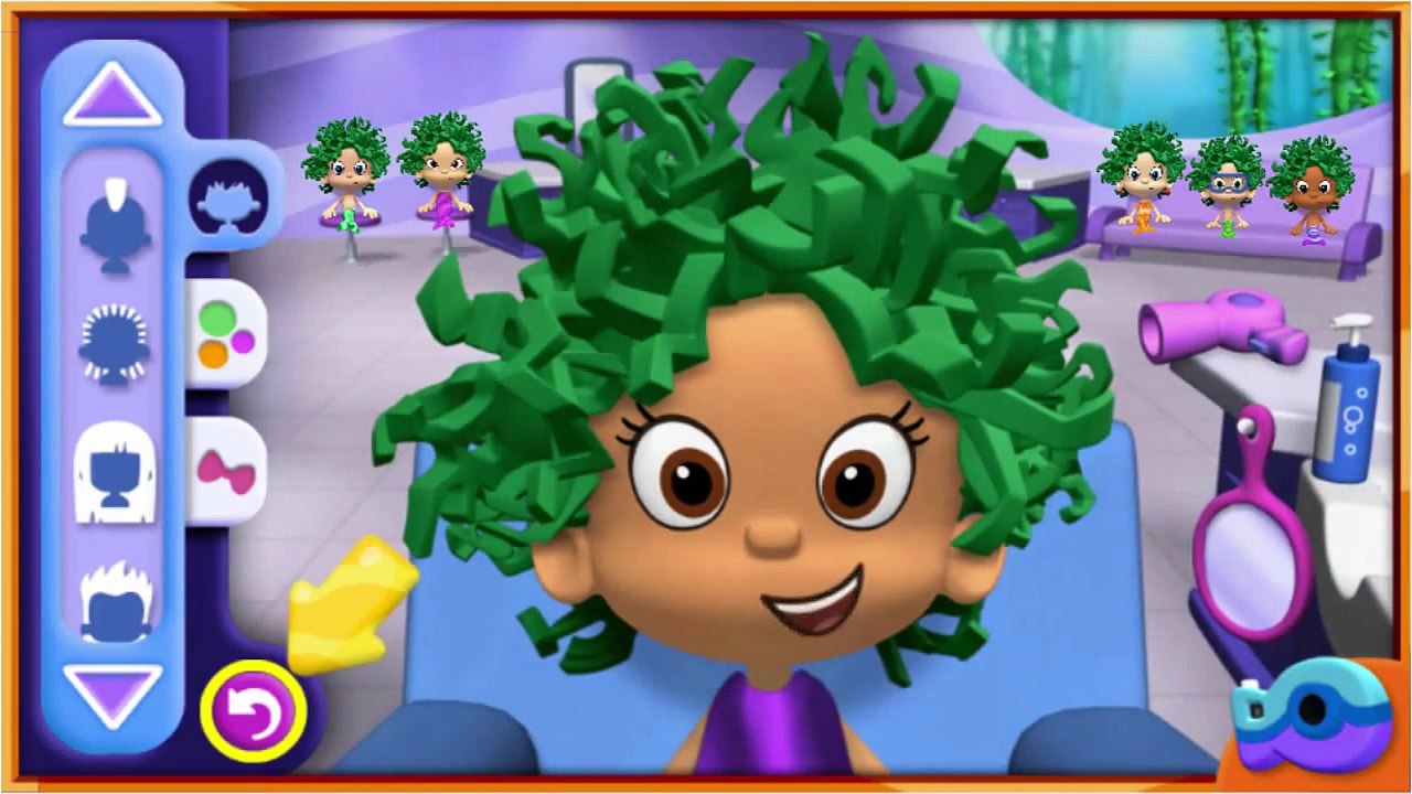 Nick jr Bubble Guppies Good Hair Day Cartoon Animation Game Play Walkthrough