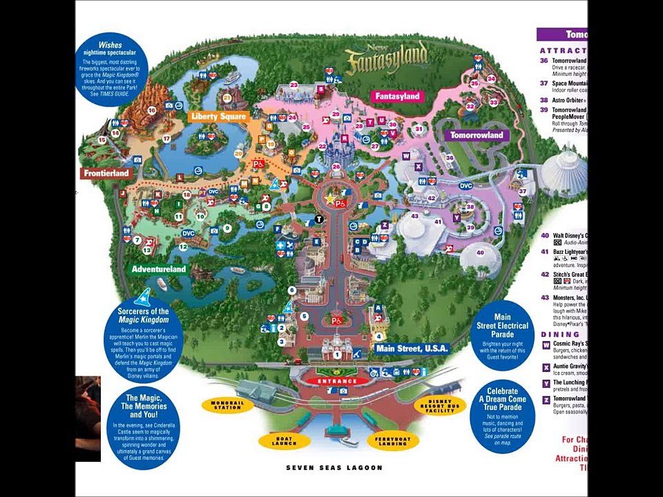 Magic Kingdom Disney World Interactive map