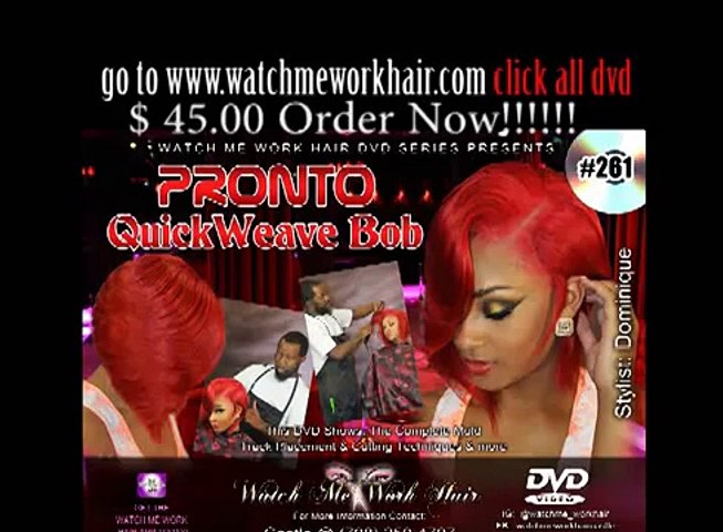 Quick Weave Pronto Leave Out Bob Watchmeworkhair Newreleases Dvd