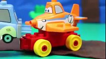 Duplo Lego Disney Planes by DisneyCarToys Fire and Rescue Dusty Crophopper with Disney Car