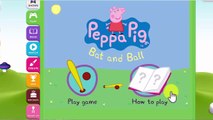 Kinder Surprise Peppa Pig Games For Kids   Peppa Pig Bat and Ball   Kids Games Kinder Surprise