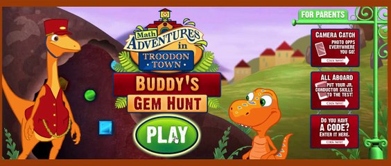 Dinosaur Train Buddy's Gem Hunt Cartoon Animation PBS Kids Game Play Walkthrough