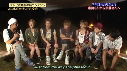 [JPopSubs] AAA Naoya's Thanks to Chiaki Kizuna Gasshuku 2012