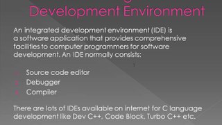 C Language Complete Course in Urdu/Hindi - IDE - Integrated Development Environment