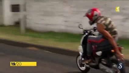 Scooter driver crash after hit and run with police