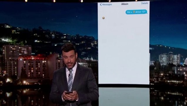 Jimmy Kimmel ecrit à sa niece fan des One Direction le jour de leur Split.... Hilarant!