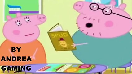 Caricatura Peppa Pig-Dal dentista scemonito