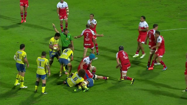 TOP14 - Clermont - Grenoble : 25-6 - ESSAI Thomas DOMINGO (CLE) - Saison 2015/2016