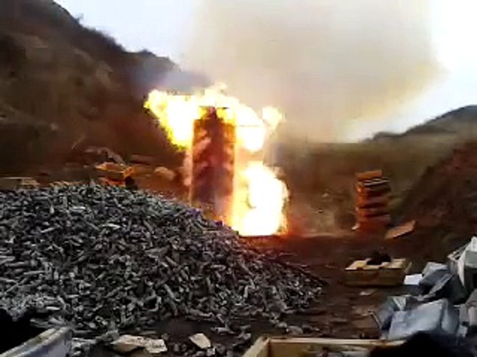 Destroying of 2000 bullets