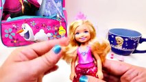 SURPRISE TOY & EGG BACKPACK TIME! Disney Frozen Book Bag Play Doh Surprise Egg Toys