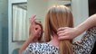 Knot bun  Low bun hair tutorial   easy hairstyles for long hair