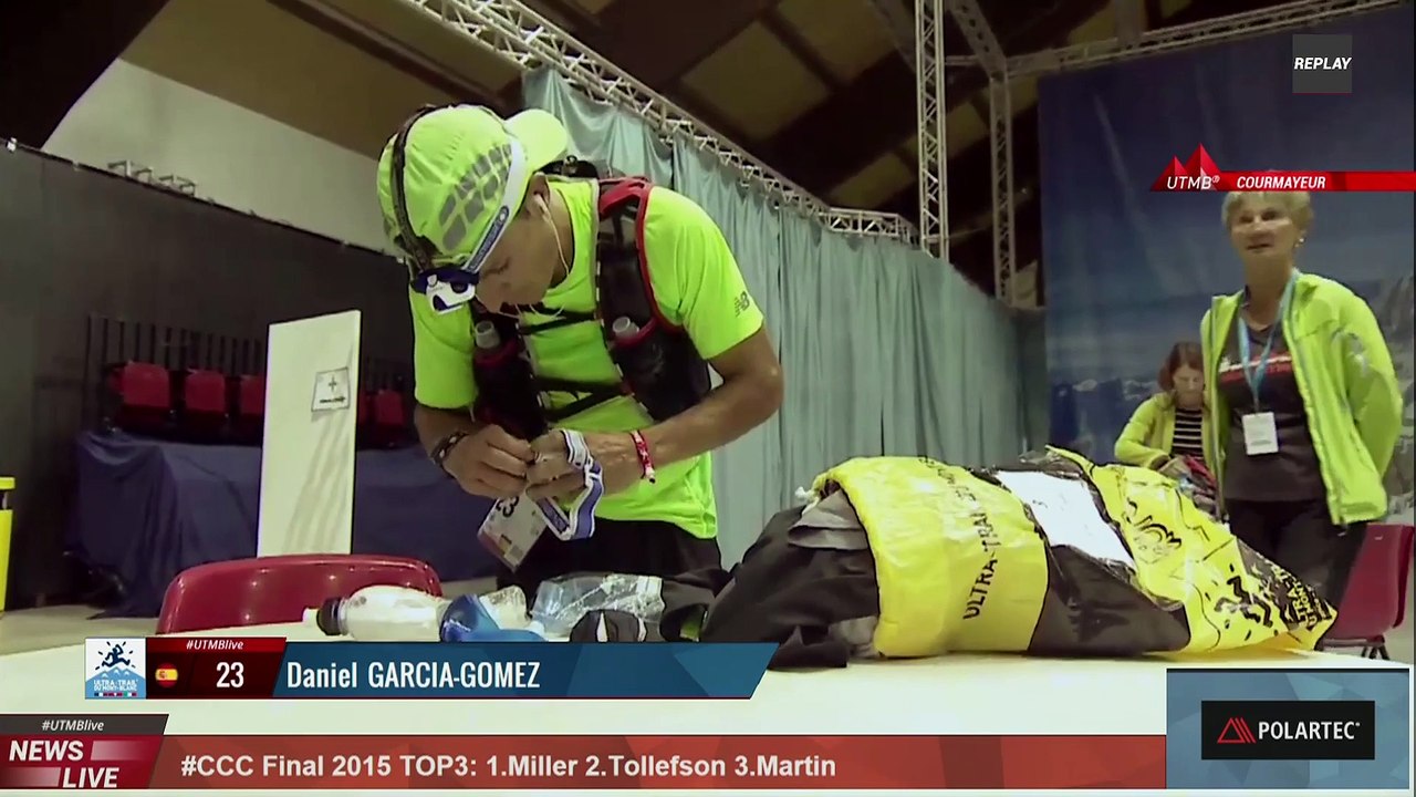 UTMB ® 2015 - Top 10 ravitaillement Courmayeur