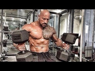 The Rock Workout Training in Budapest, Hercules Dwayne The Rock Johnson´s Turbine from Hell