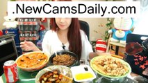Hot Korean Girl Eats Food (디바 먹방)