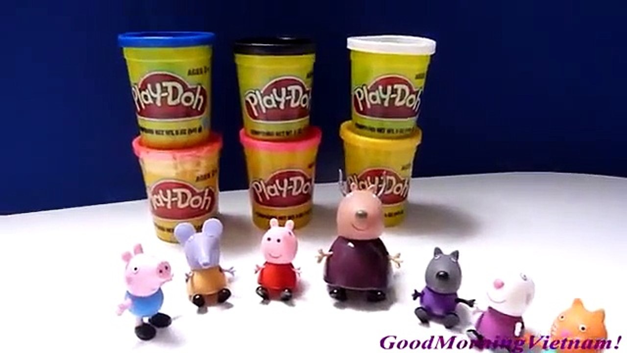 Heo Peppa Đi Cắm Trại Làm Lều Trại Đất Sét PLAY-DOH(Bí Đỏ) Peppa Pig Camping Make Tent PLAY-DOH
