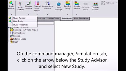 SolidWorks Simulation Tutorial: Buckling Analysis