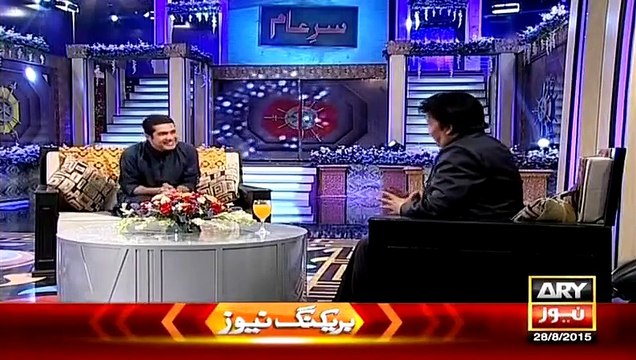 Umer Sharif Show Man On Arynews – 28th August 2015 - Videos Munch