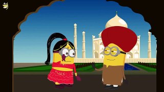 Minions Indian Dance at Taj Mahal ~ Funny Cartoon [HD]