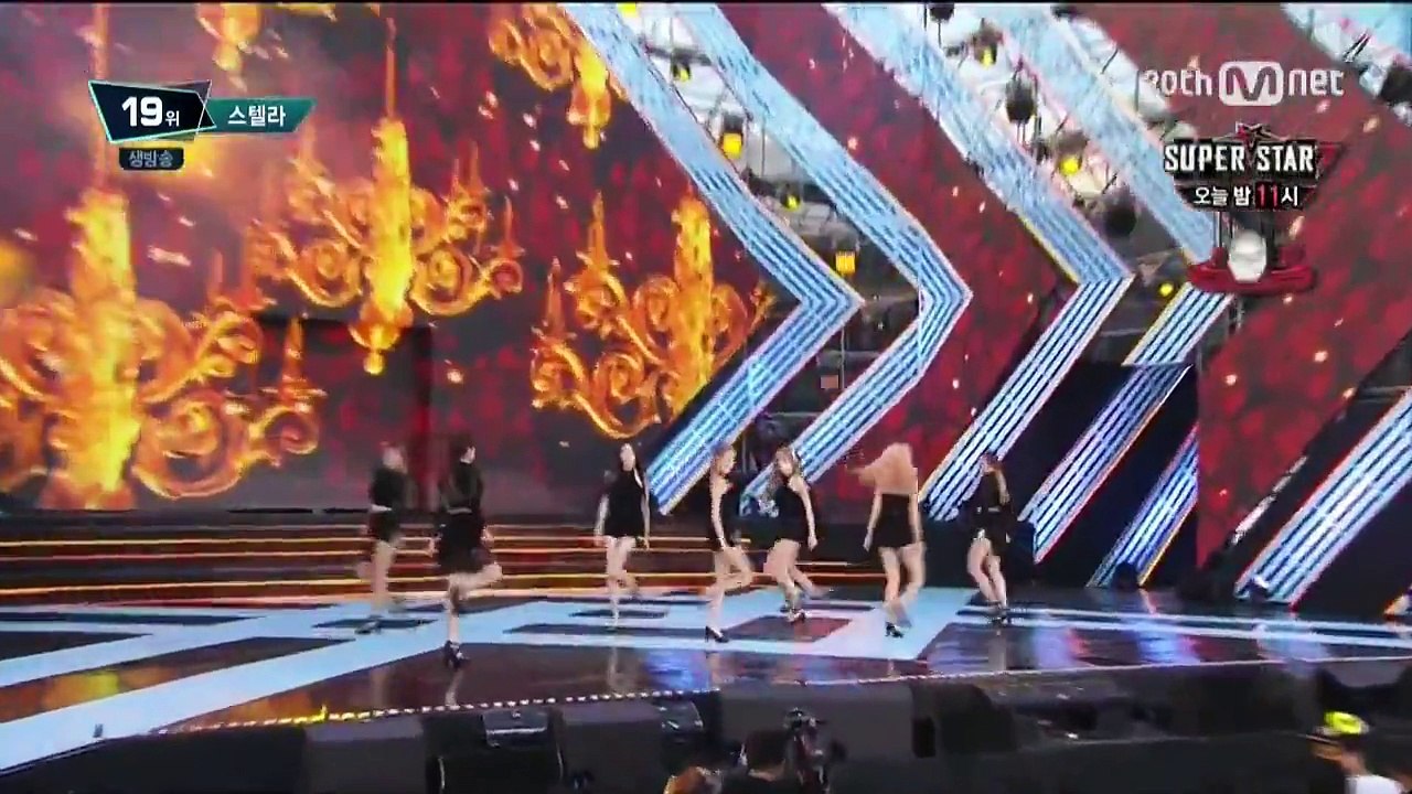 150827 Stellar (스텔라) - Vibrato (떨려요) @ 엠카운트다운 M! Countdown [1080p]