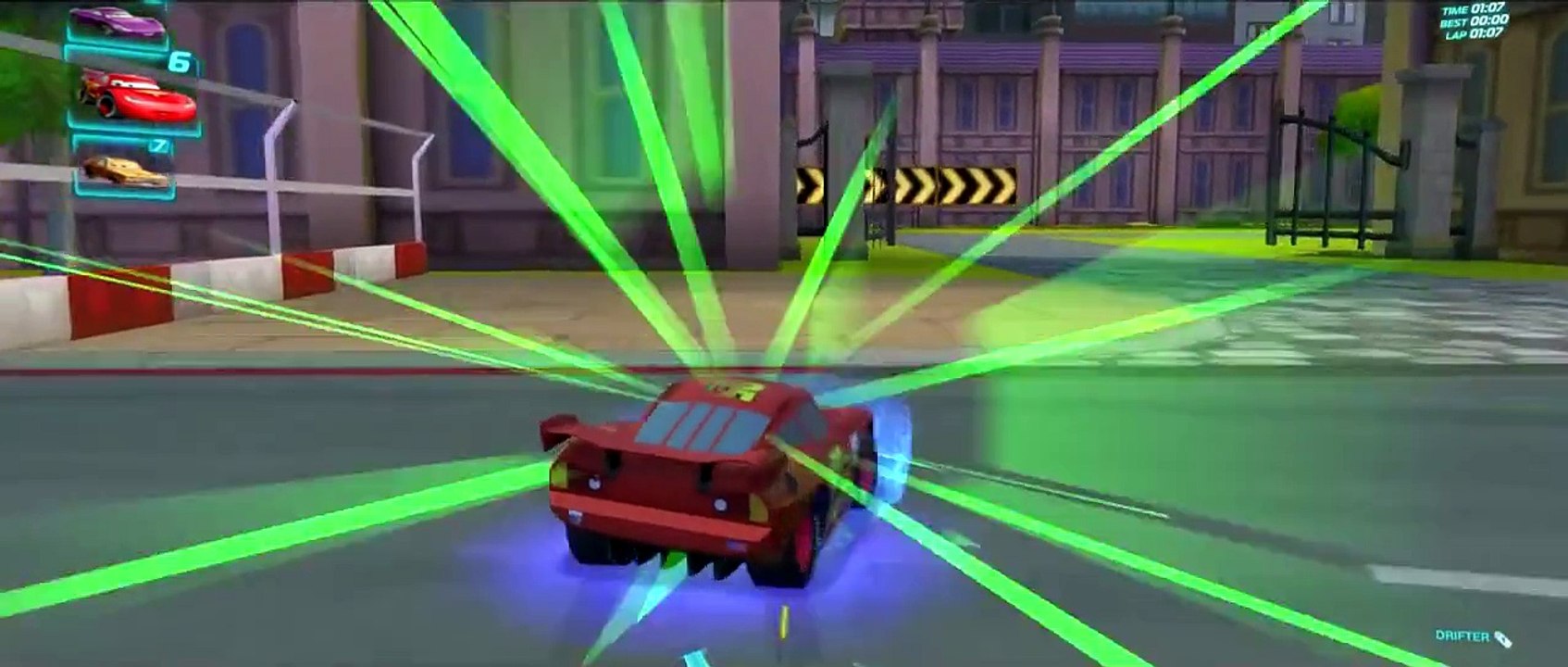 Disney CARS 2 : AWESOME Lightning Mcqueen Racing Tow Mater and Francesco Bernoulli