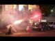 Istanbul clashes: Protesters throw Molotov cocktails towards cops