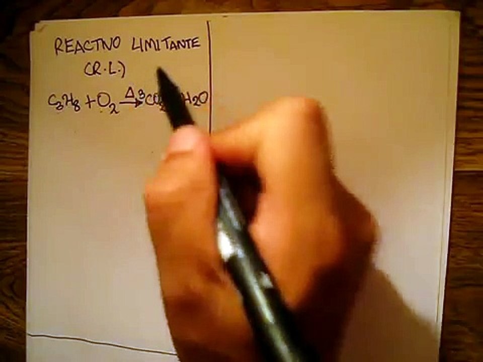 EL REACTIVO LIMITANTE