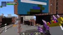 MOBZILLA & TORNADO MOD VS NEW YORK CITY   Minecraft Mods Vs Maps Bosses, Deadly Weather