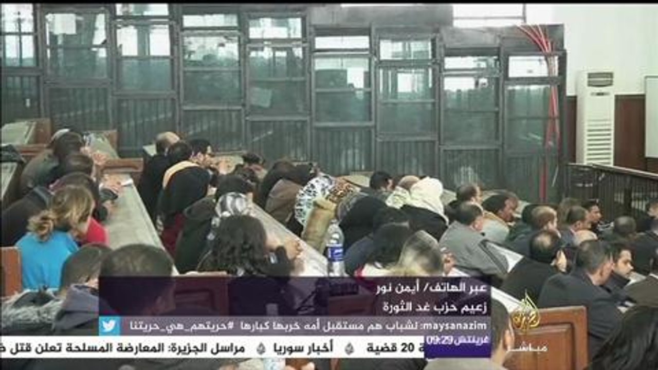 أيمن نور زعيم حزب الغد تعقيباً على الحكم على صحفيي ‫#‏الجزيرة‬ : مصر أصبحت بلد الصوت الواحد