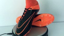 New Nike Tech Craft Hypervenom Phantom II FG Black Orange Unboxing